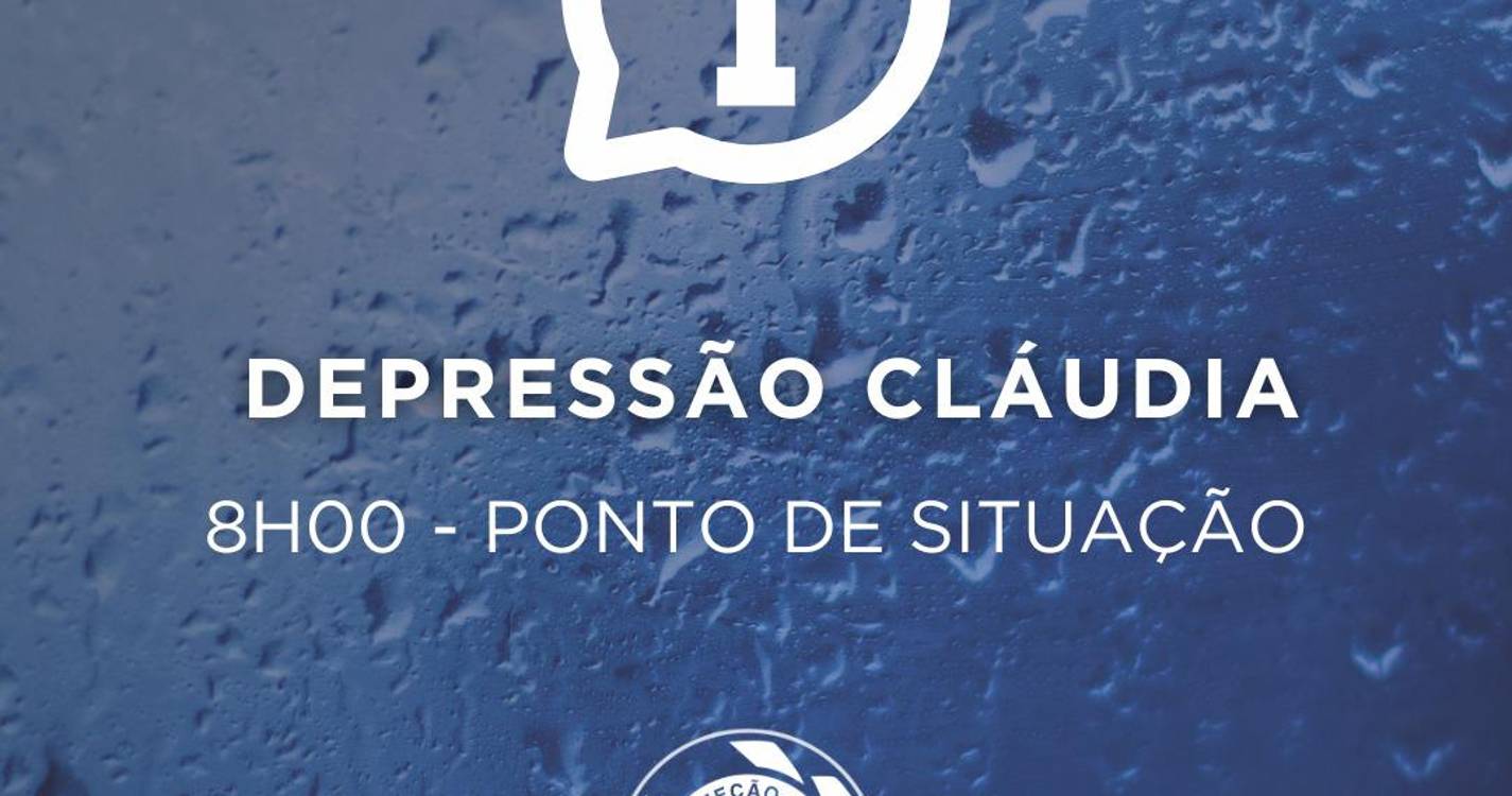 Mau tempo: Região registou 32 ocorrências desde as 18h00 de terça-feira