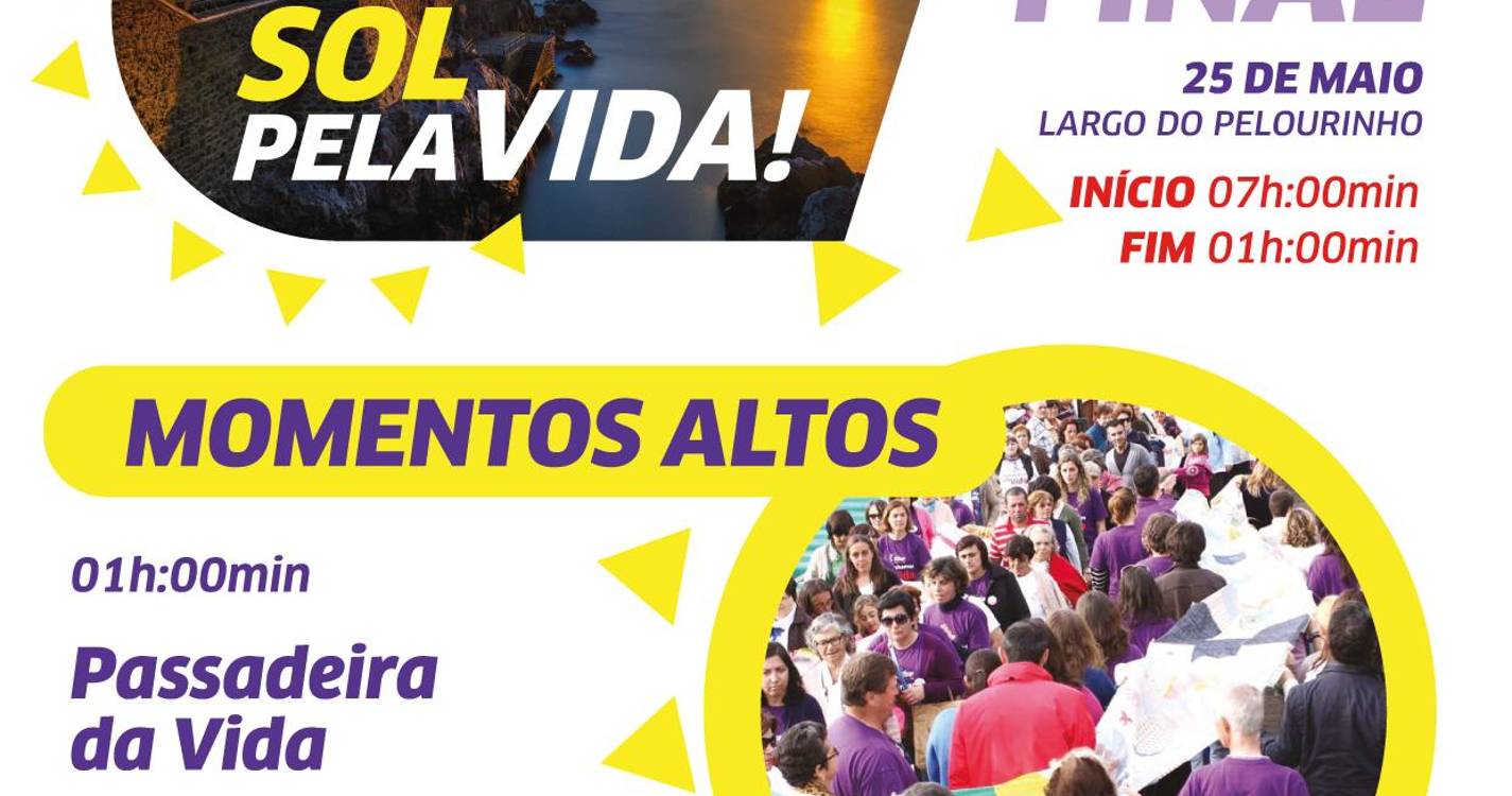Festa de Encerramento do projeto ‘Um Dia Pela Vida’ dia 25