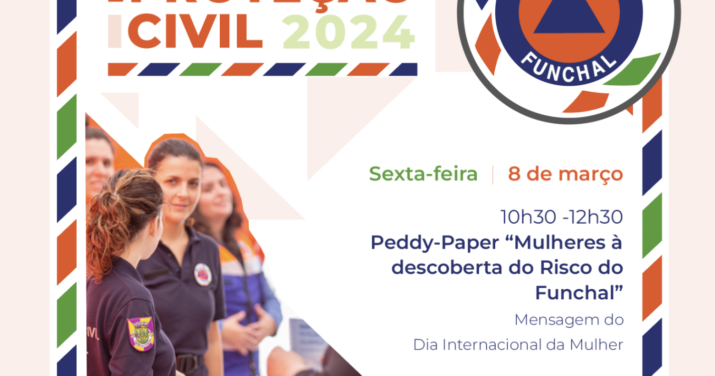 Proteção Civil do Funchal assinala Dia da Mulher com peddy-paper no centro da cidade