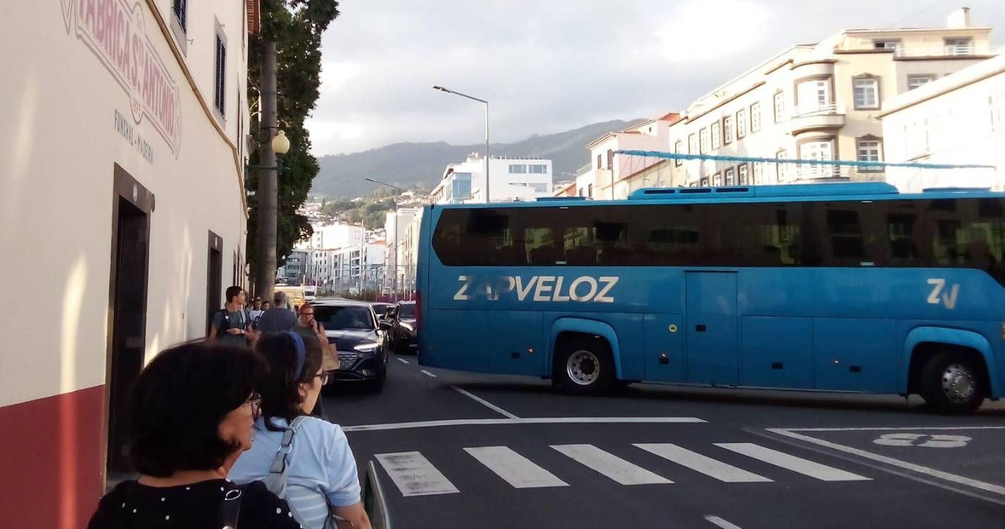Estacionamento irregular deixa Avenida 5 de Outubro bloqueada (com fotos)