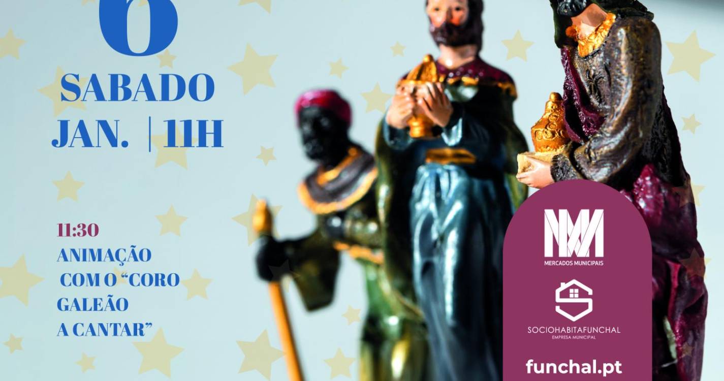 Cantar dos Reis cumpre tradição no Mercado da Penteada