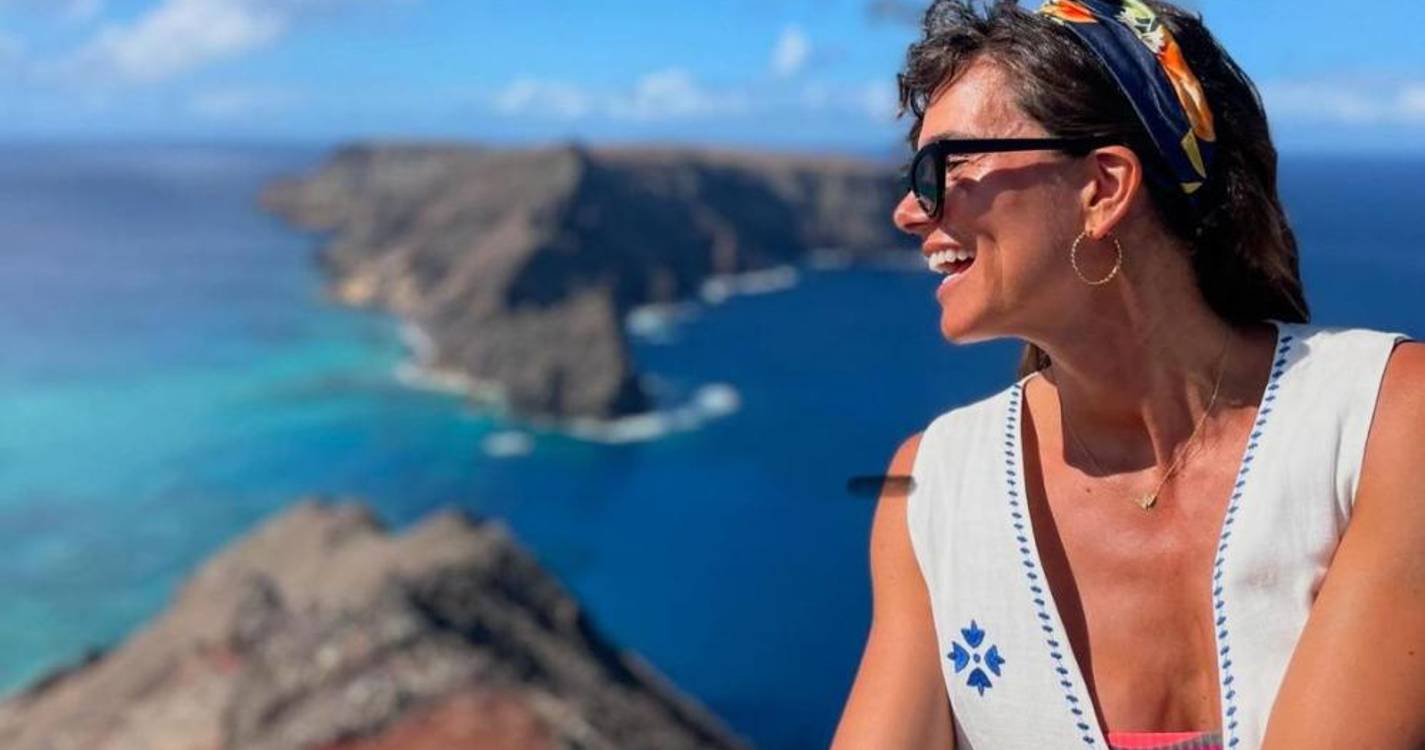 Embaixadora do destino Cláudia Vieira visitou o Porto Santo com a família