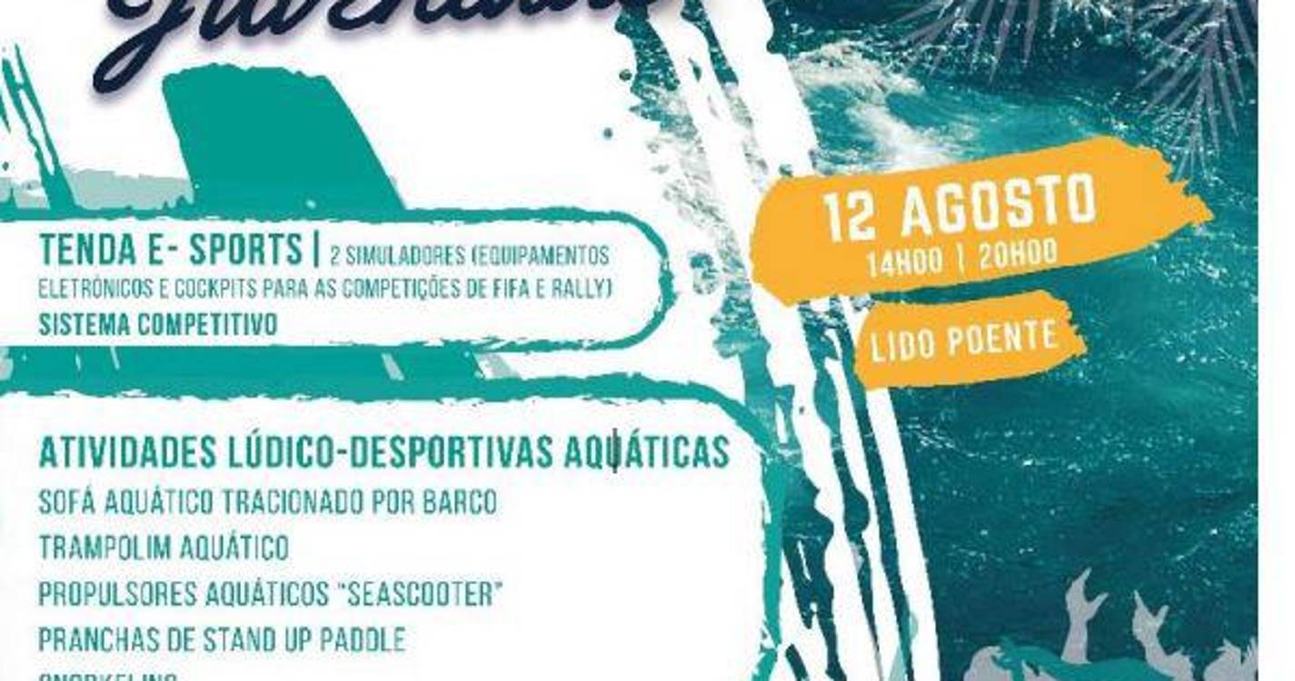 Funchal assinala Dia Internacional da Juventude com actividades no Complexo Balnear do Lido