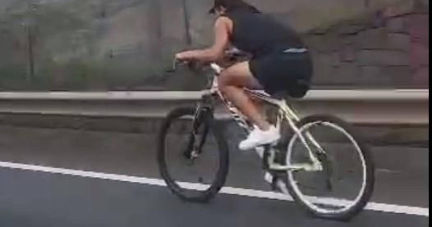 Ciclista apanhado em velocidade perigosa na Via Rápida 1