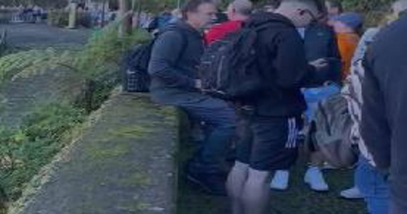 800 passageiros de navios criam longa fila no Monte para os carros de cesto (com vídeo)