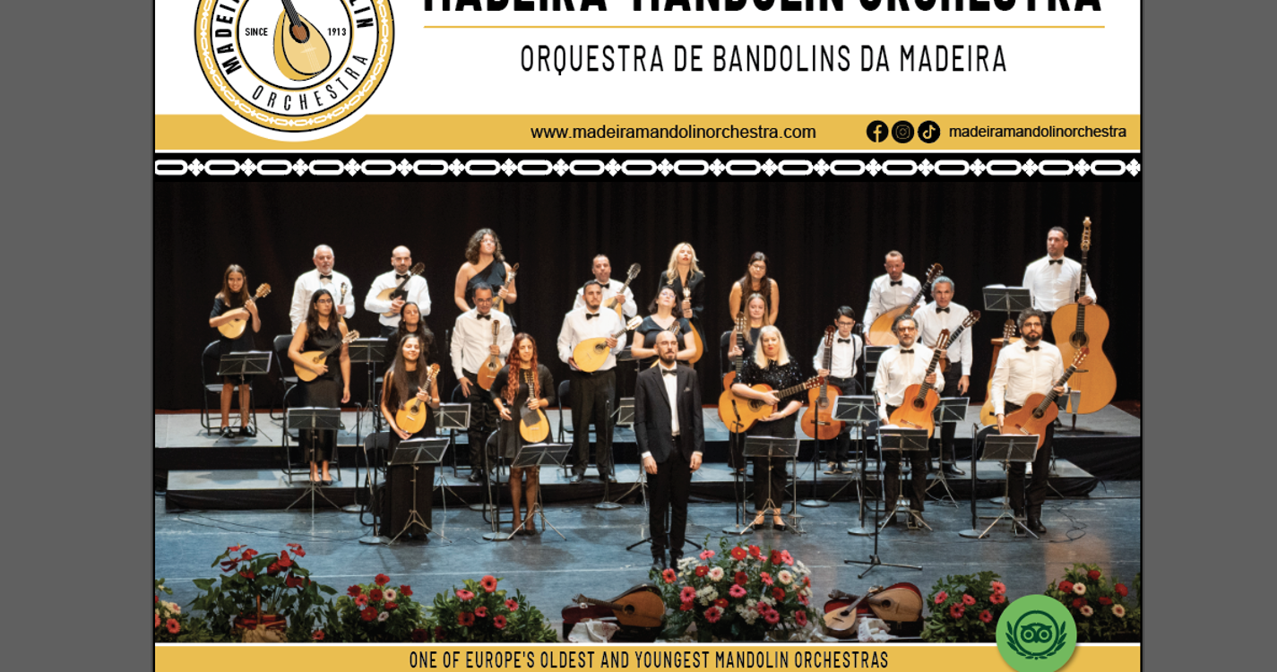 Orquestra de Bandolins da Madeira realiza hoje concerto especial de fado