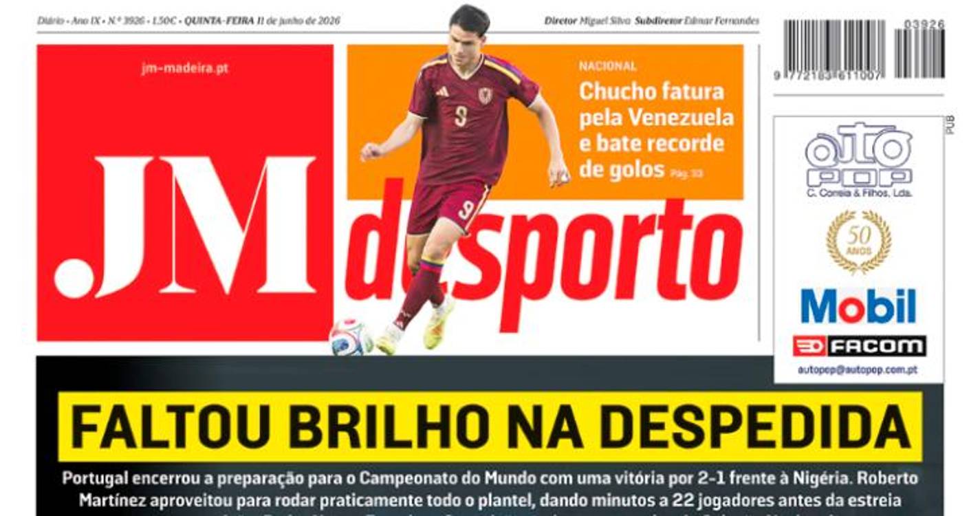 Quinta-feira, 11 de junho de 2026