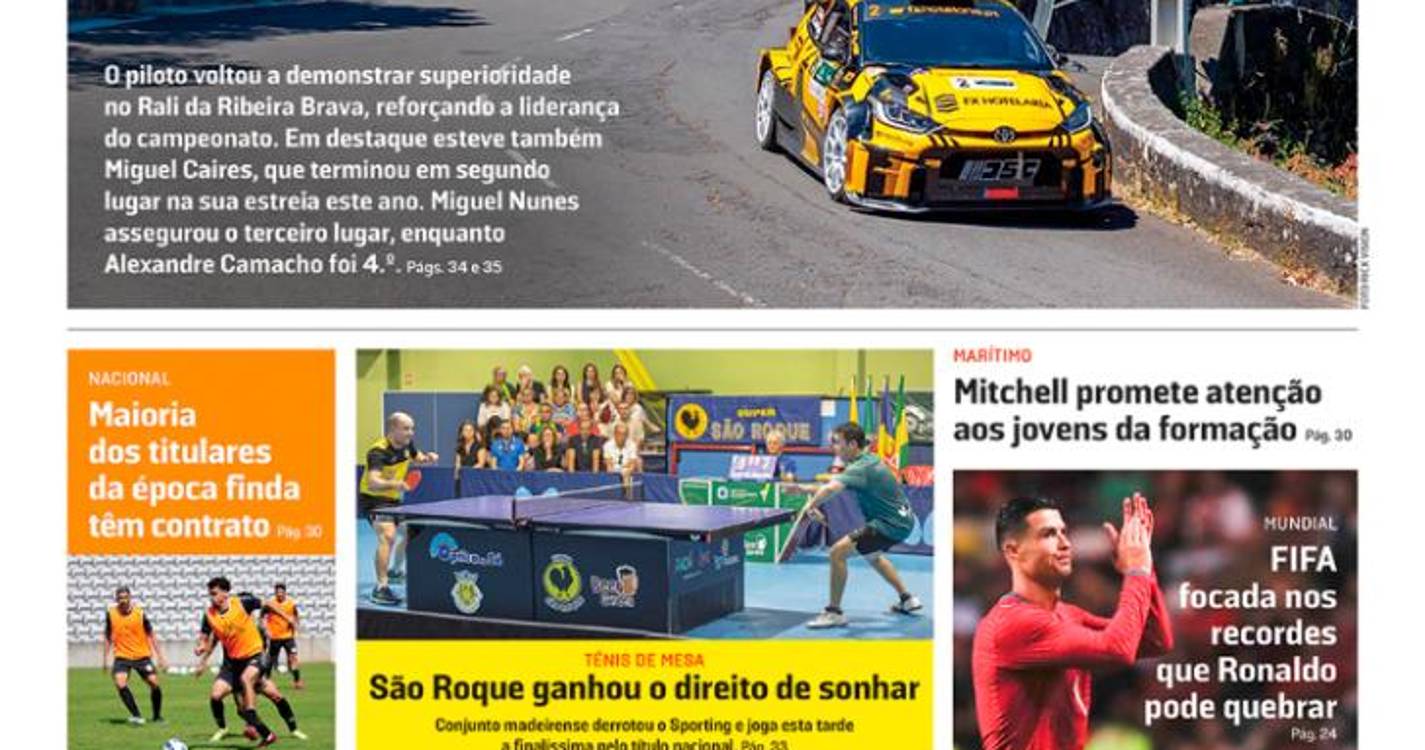 Domingo, 14 de junho de 2026