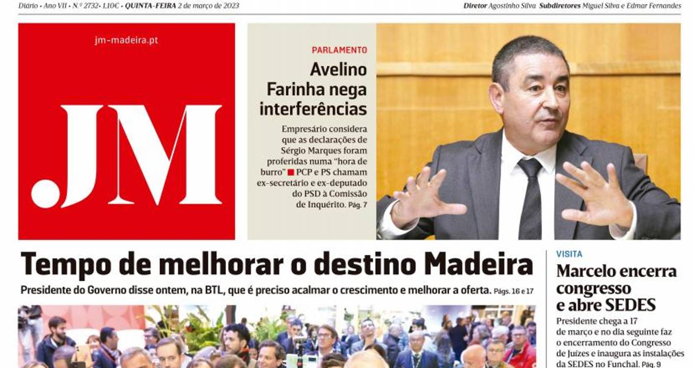 Quinta-feira 2 de março de 2023