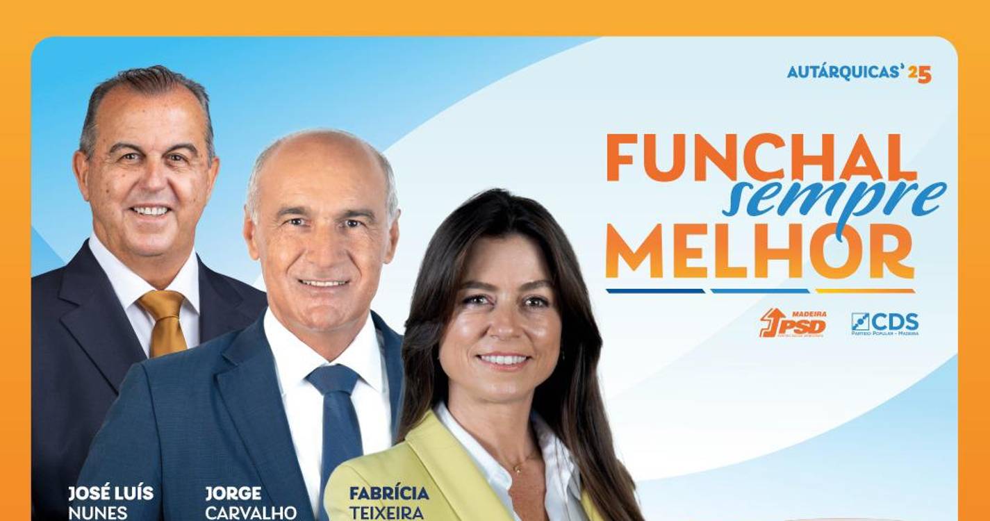 Candidatura ‘Funchal Sempre Melhor’ apresentada esta tarde