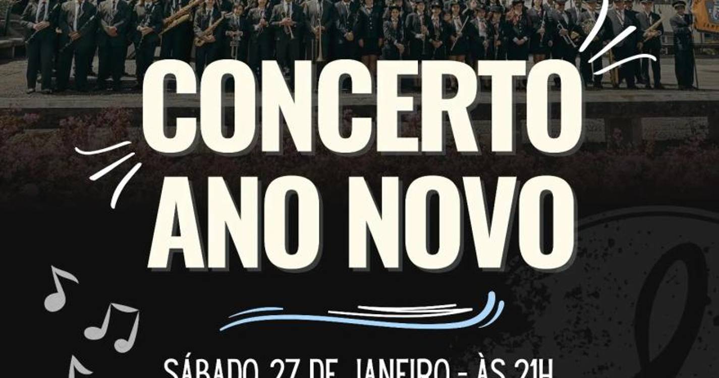 Concerto de Ano Novo leva ao palco mais de 50 elementos de duas bandas