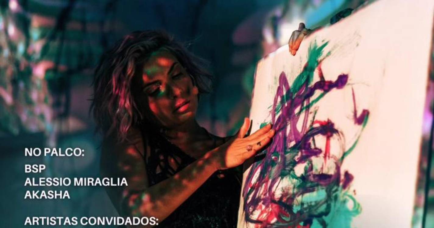 Espetáculo de cores, luzes, sons e pintura hoje no Jardim Municipal