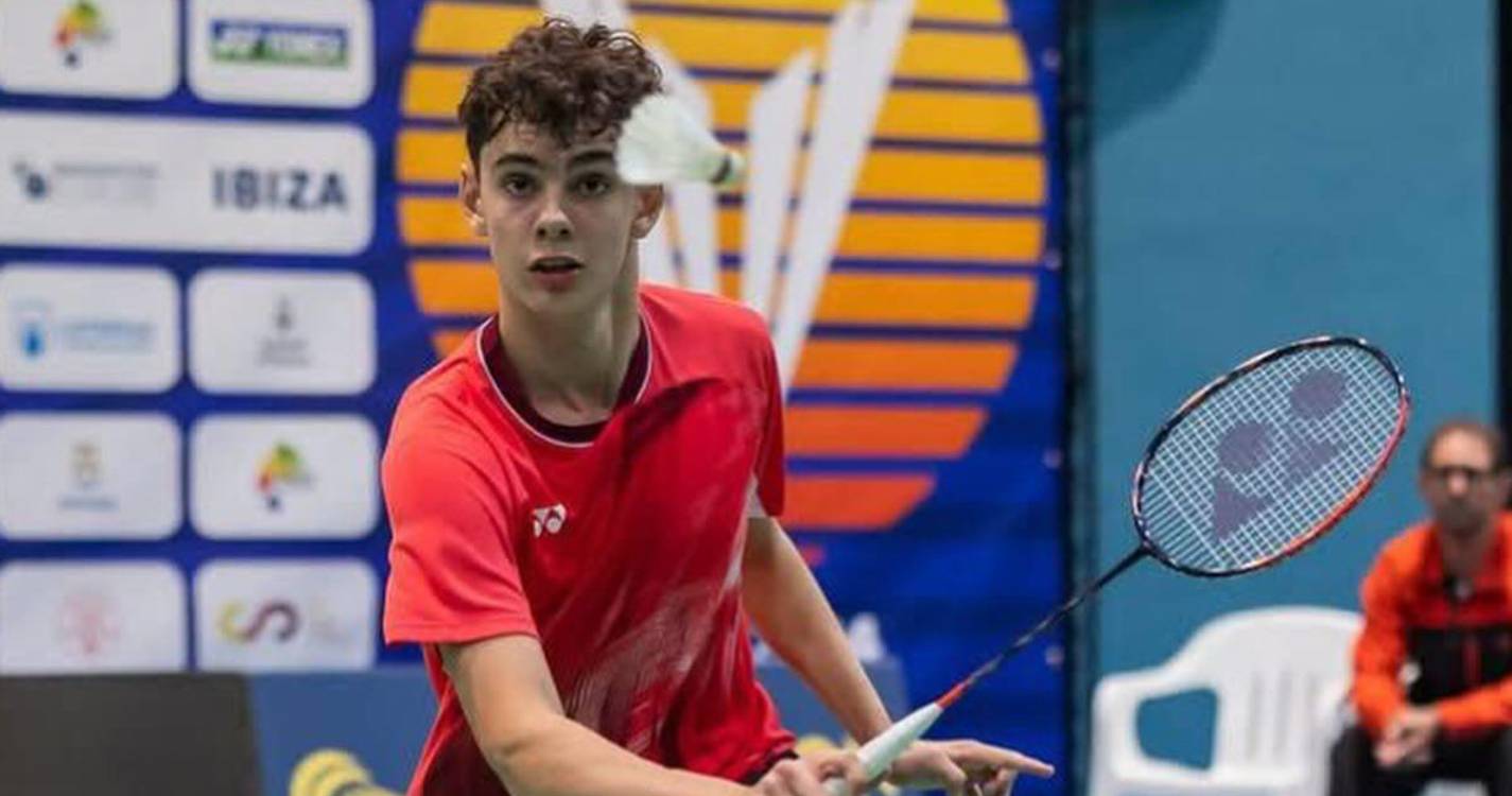Tiago Berenguer é número um europeu e 11.º mundial de juniores no badminton