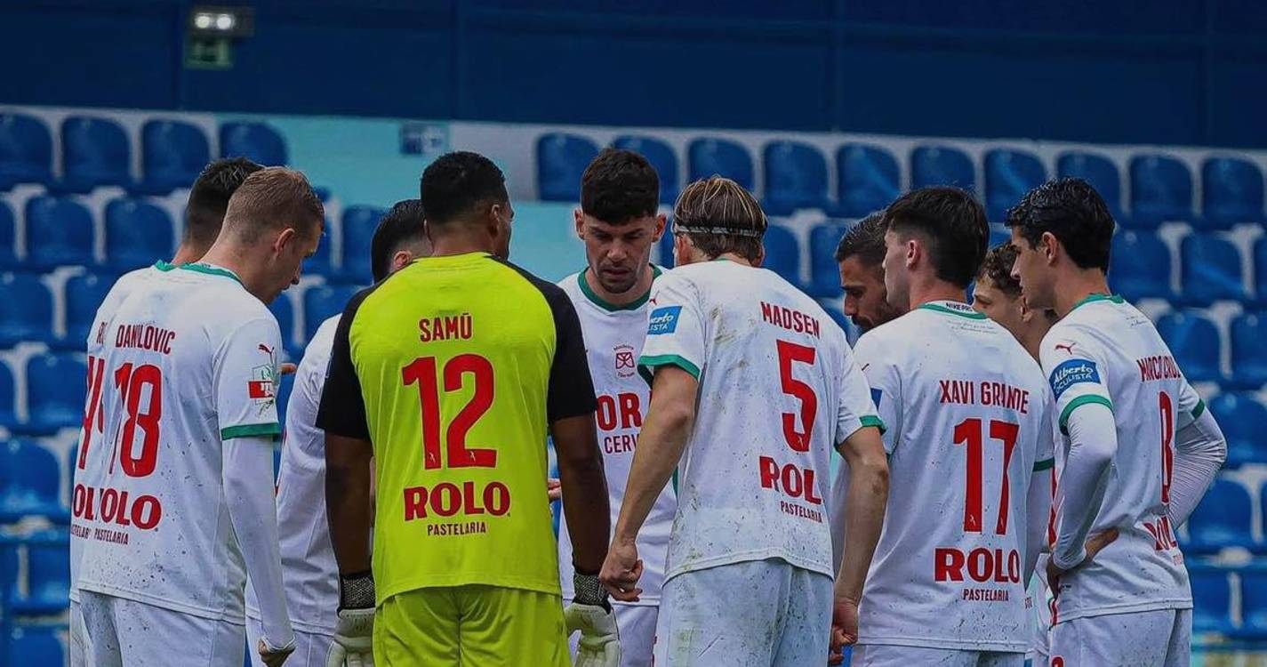 II Liga: Marítimo empata ao intervalo em Penafiel
