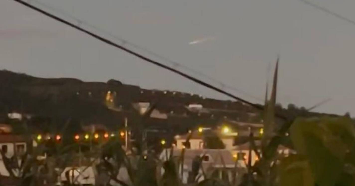 Vídeo de objeto a rasgar os céus da Madeira torna-se viral
