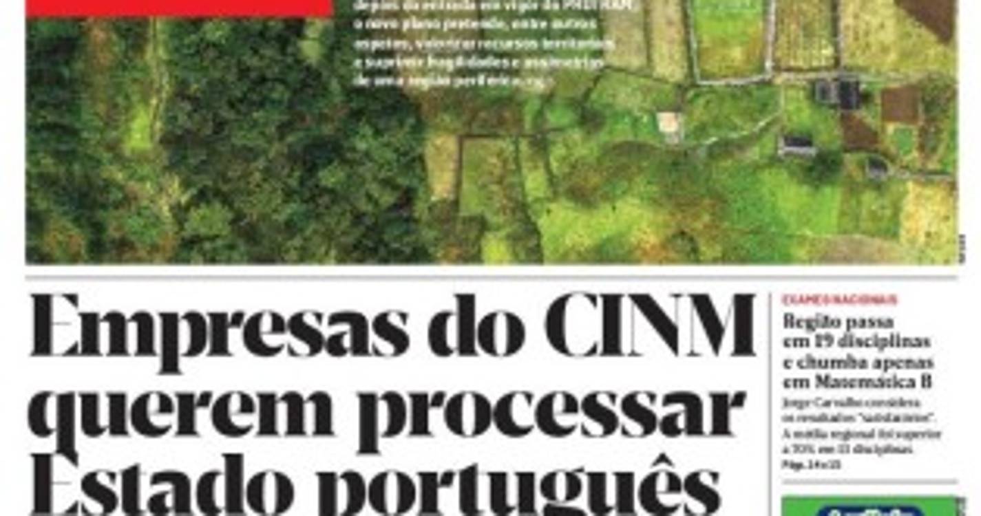 Manchete do JM de hoje já é notícia nacional