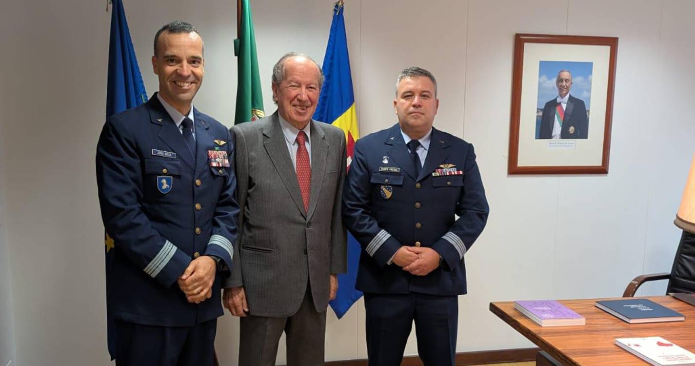 Ireneu Barreto recebeu o cessante e o novo comandante da Zona Aérea da Madeira