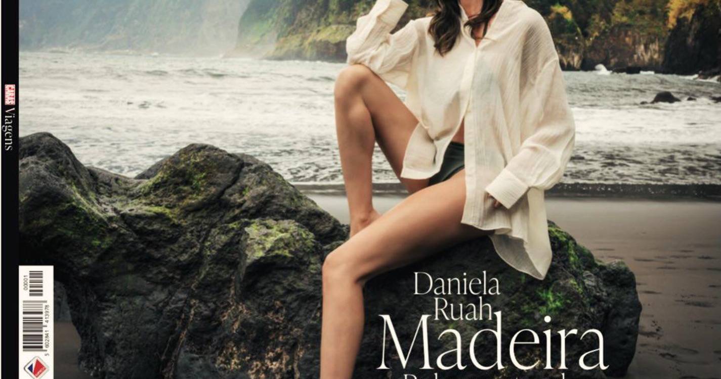 Madeira capa da Caras Viagens com Daniela Ruah