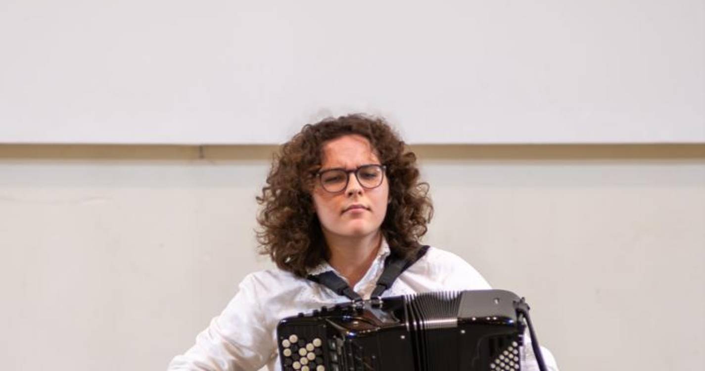 Acordeonista do Conservatório alcança o topo do pódio no FoleFest ‘2024