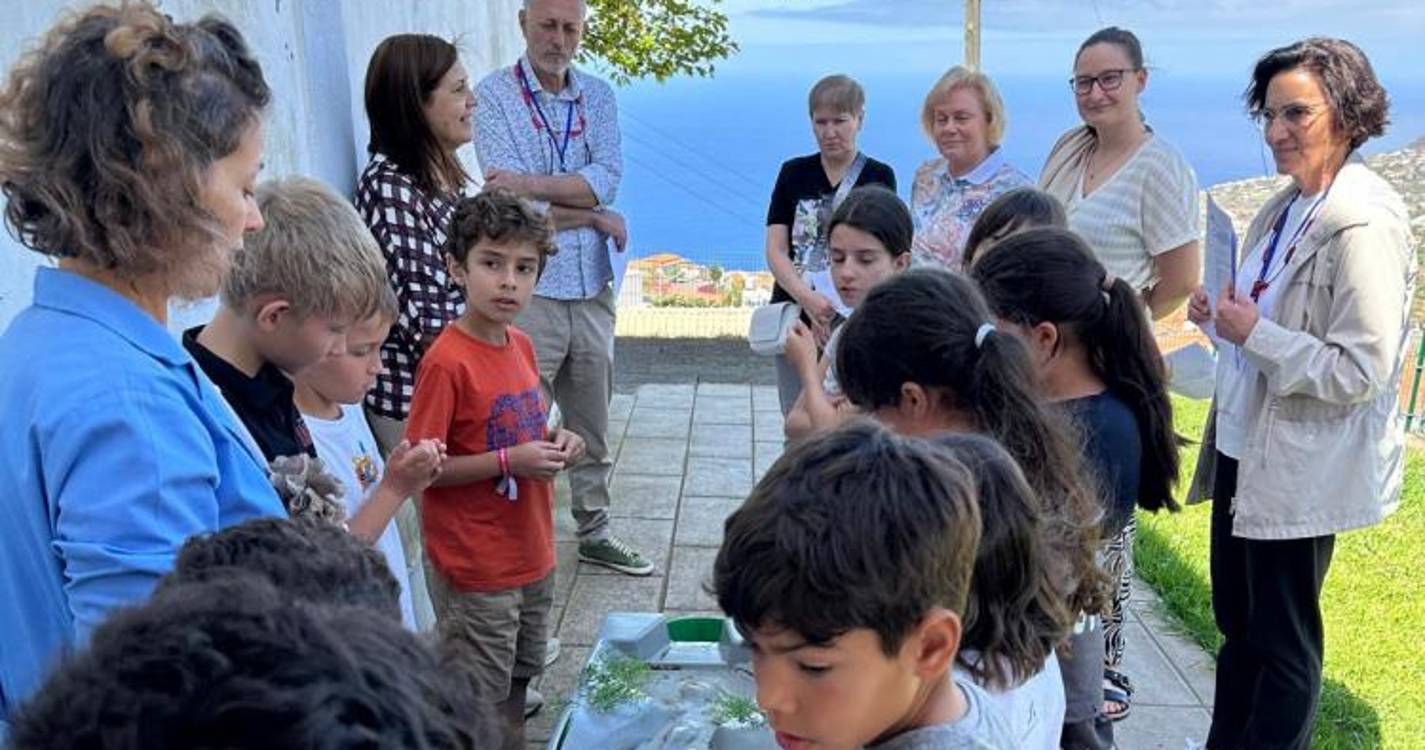 Escola do Lombo do Guiné recebeu professores da Estónia e Grécia em projeto Erasmus+