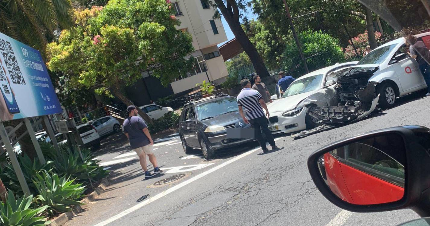 Acidente aparatoso na Nazaré