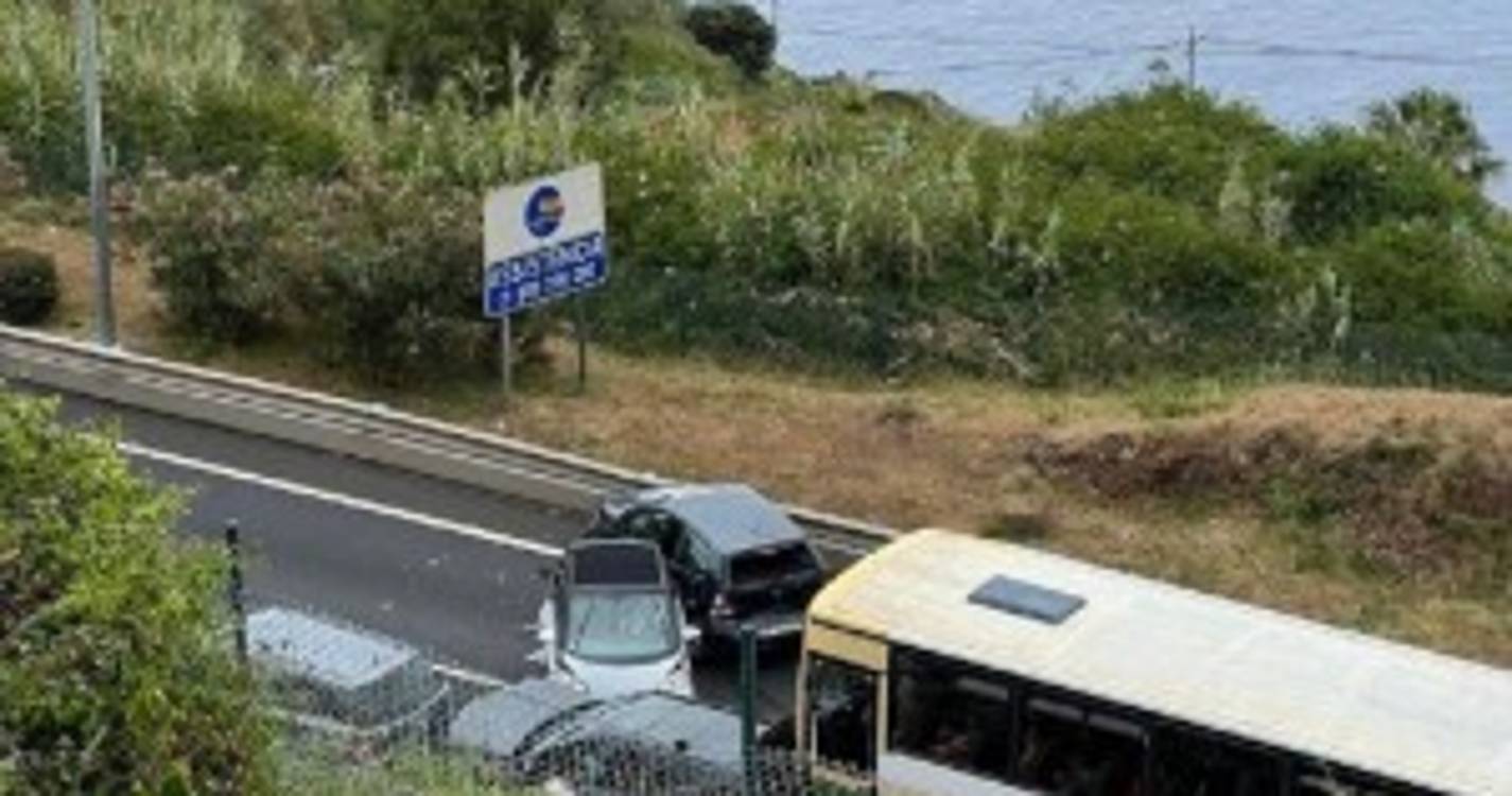 Colisão rodoviária na faixa sul fecha via rápida (com fotos)