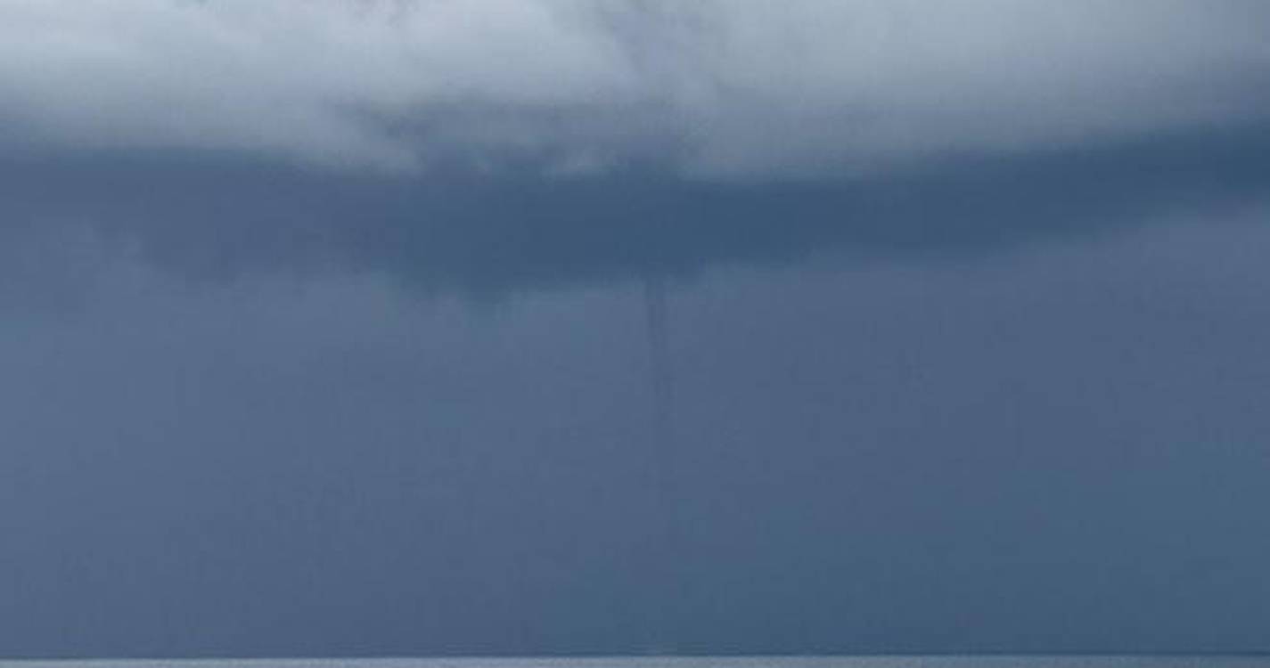 Tromba de água surpreende no Lido