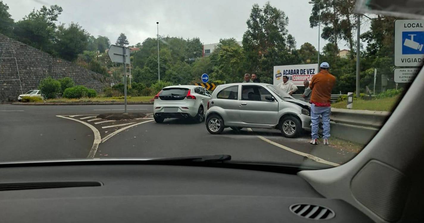 Acidente com ferido ligeiro na Camacha