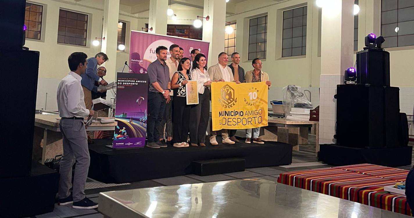 Funchal homenageado como ‘Município Amigo do Desporto’
