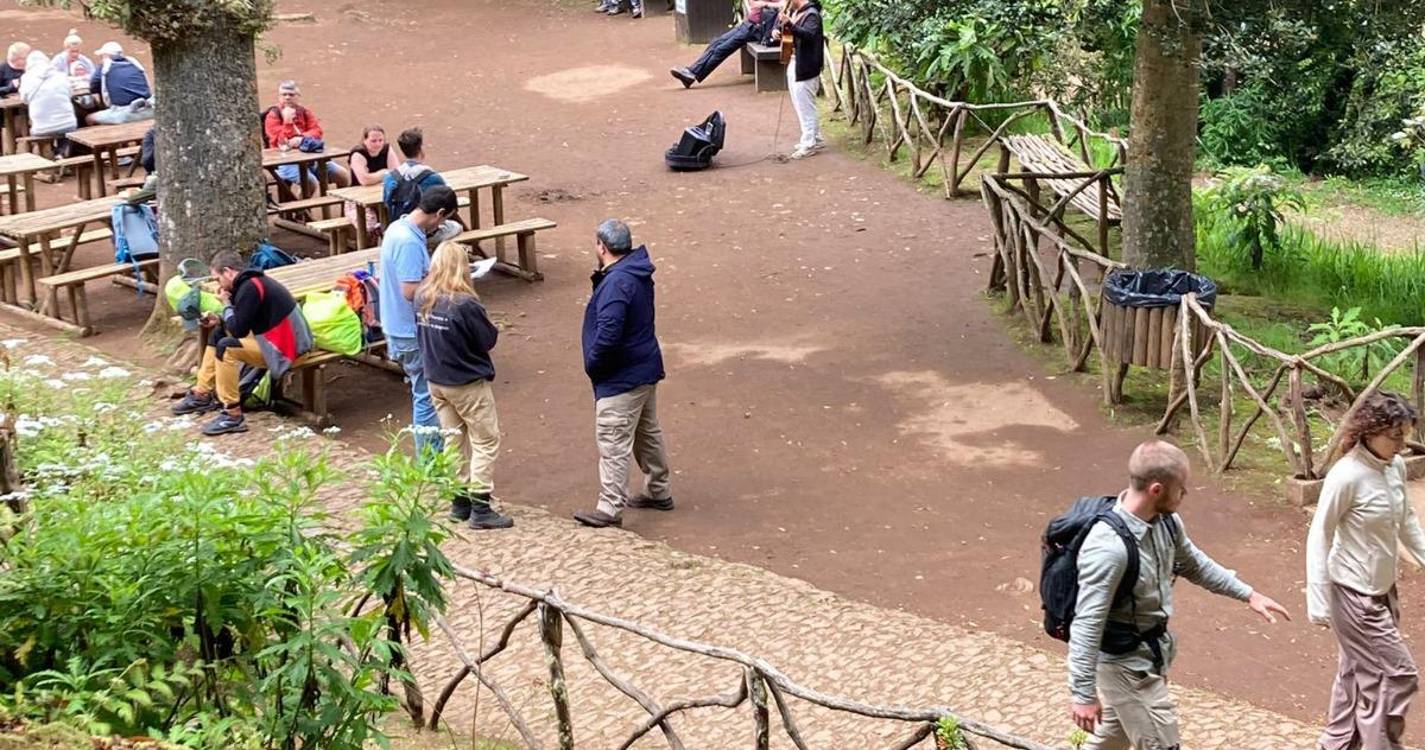 Polícia Florestal identifica indivíduo a utilizar equipamento de som no Parque das Queimadas