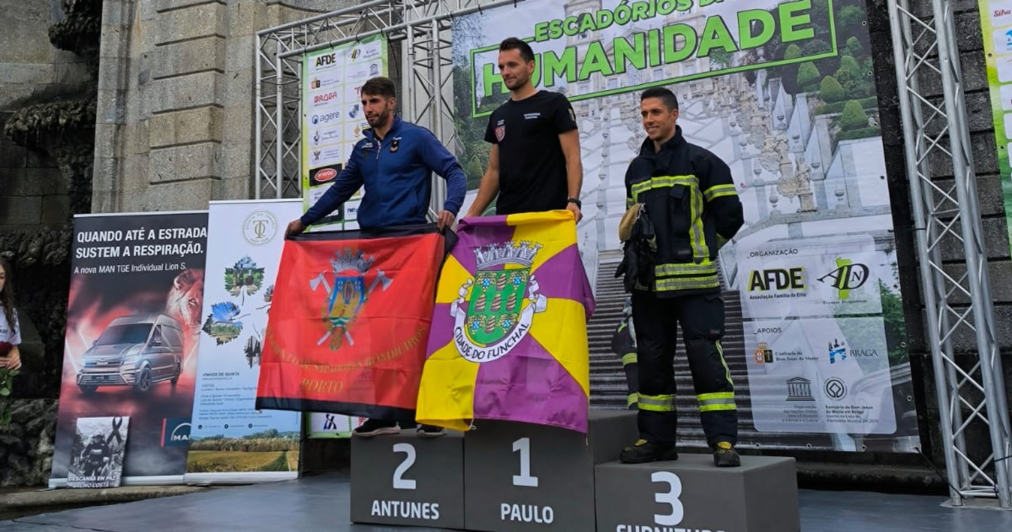 Bombeiros Sapadores do Funchal vencem prova nacional e fazem história em Braga