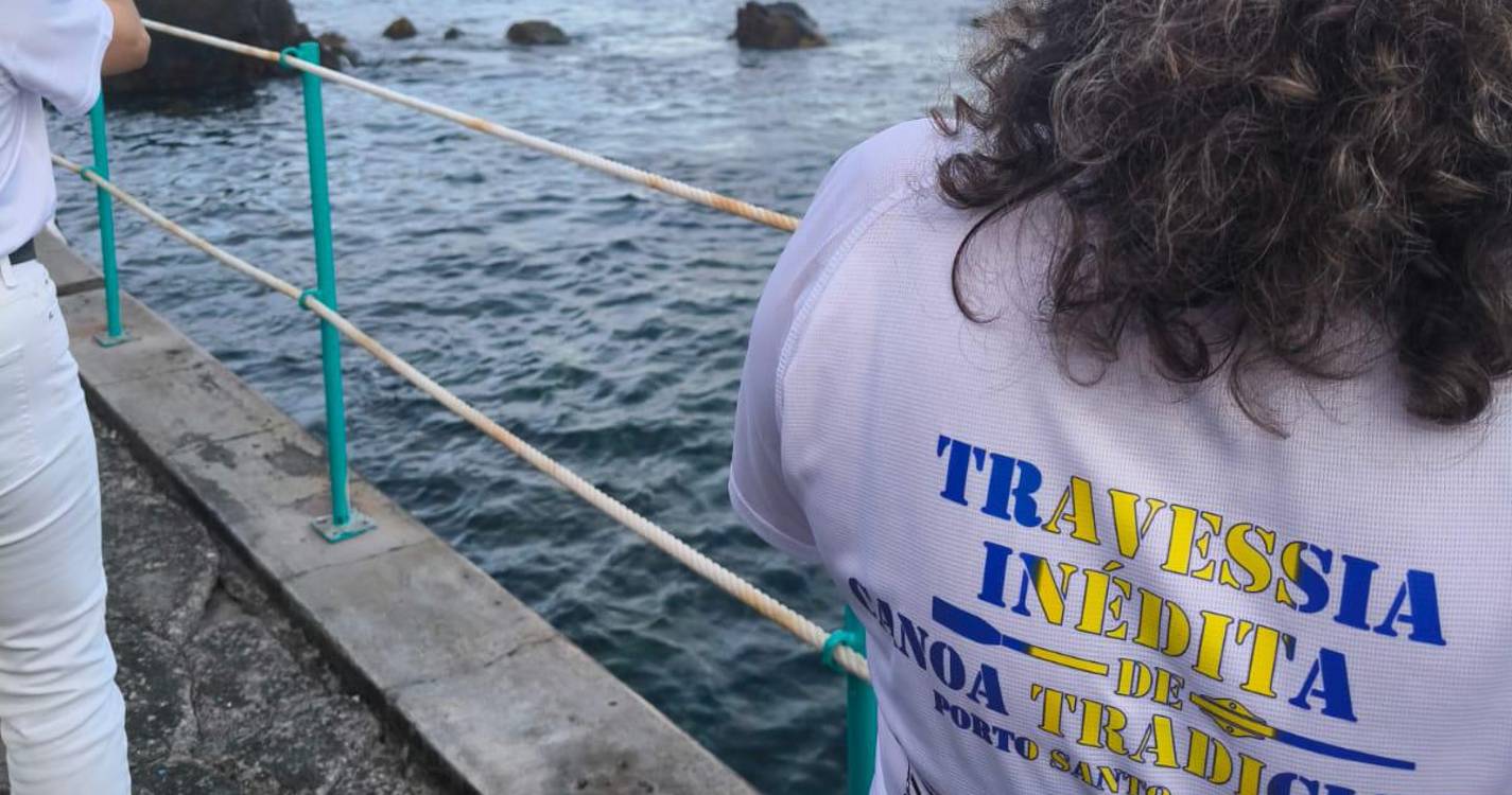 Praia de São Tiago em festa aguarda canoístas em travessia inédita (com fotos e vídeo)