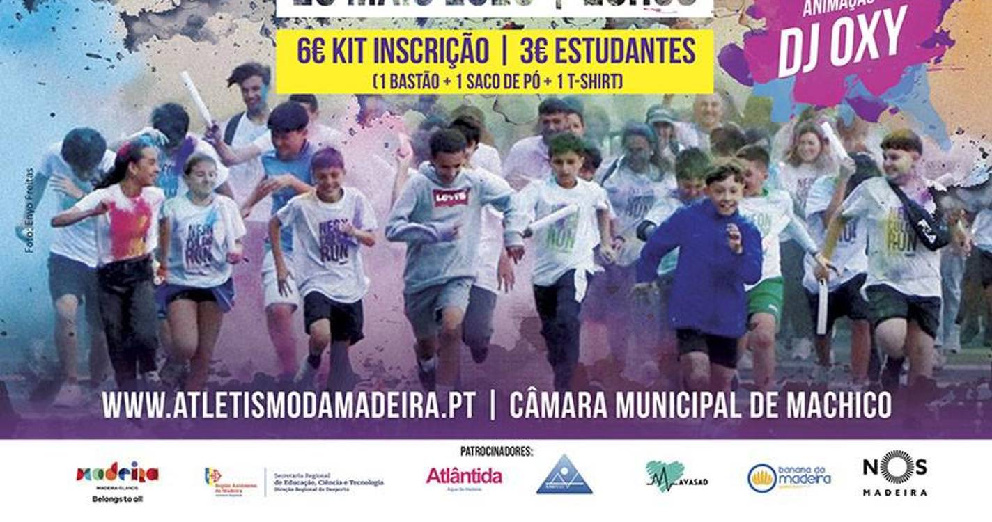 VIII Corrida Neon Color Run a 29 de maio