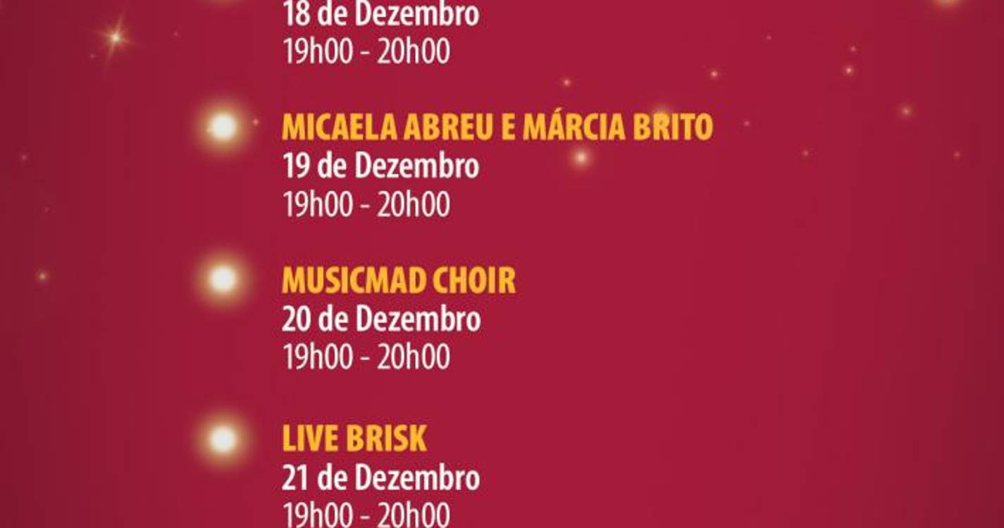 MadeiraShopping recebe cinco concertos na próxima semana