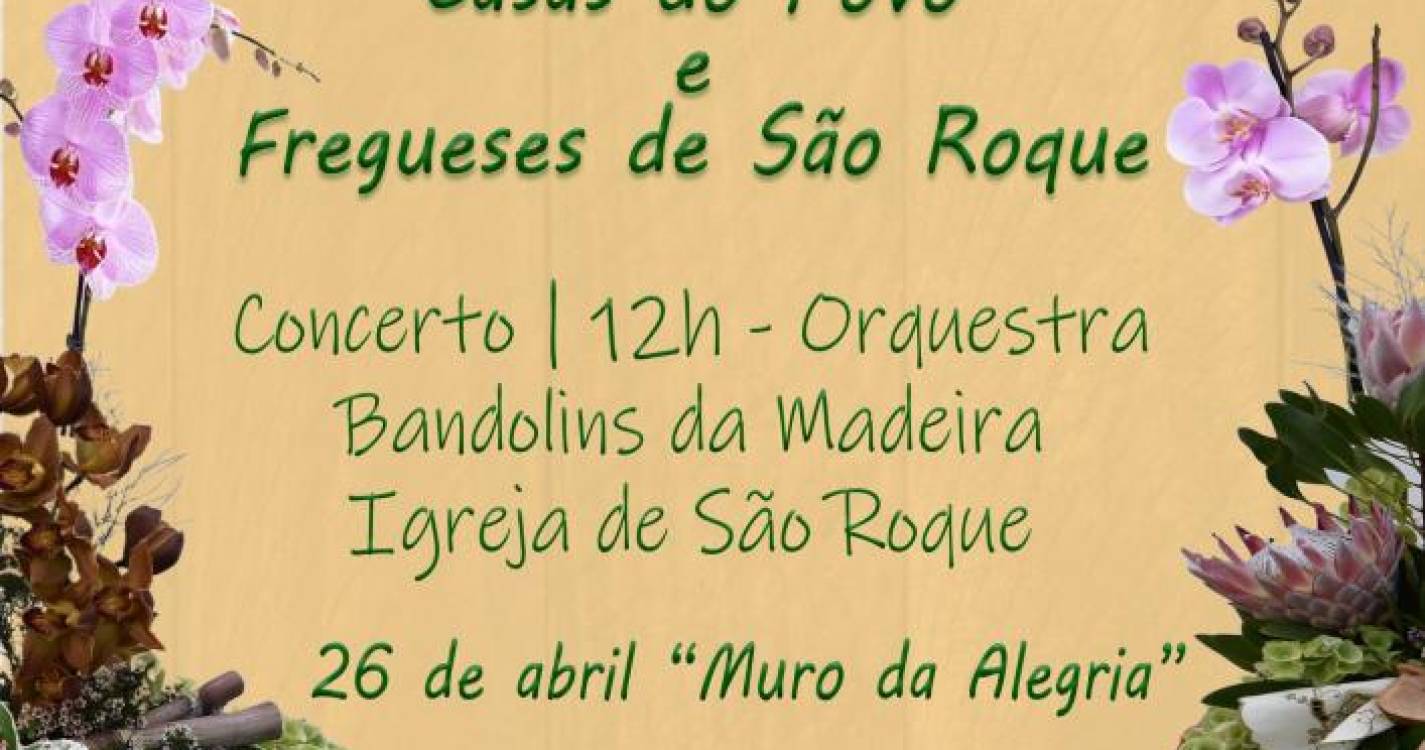 Concurso regional de Artes Florais em São Roque dia 28 de abril