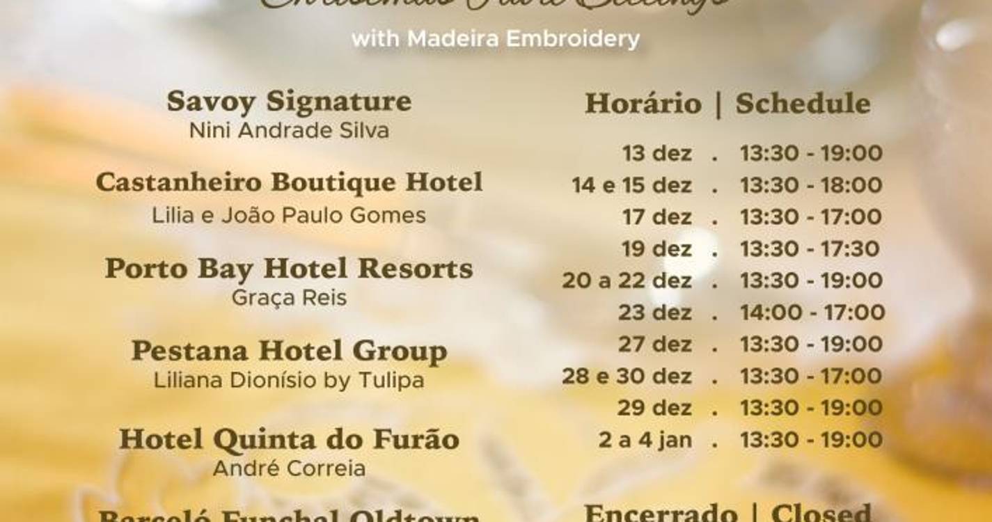 Mesas de Natal da Bordal em exposição até ao próximo dia 4