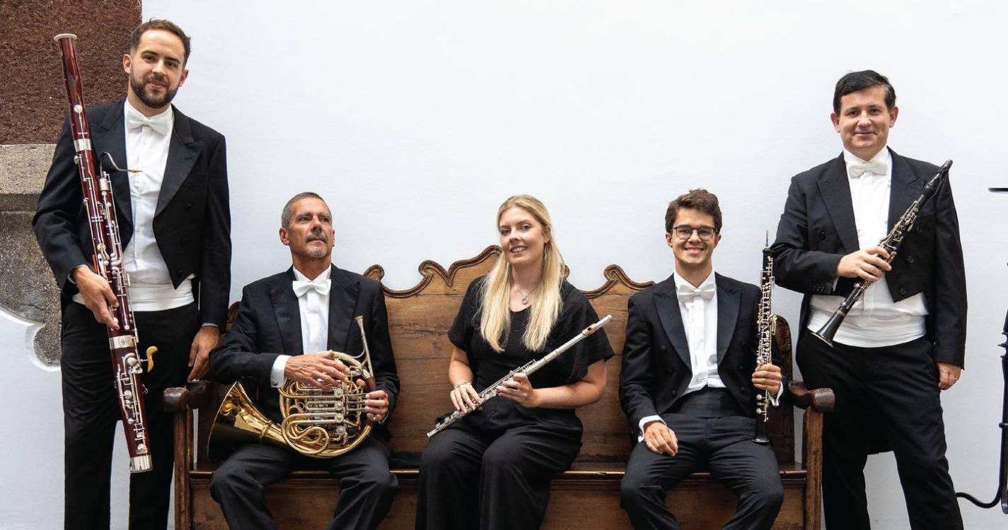 Quinteto de sopros da OCM dá concerto no Reid’s Palace esta terça-feira