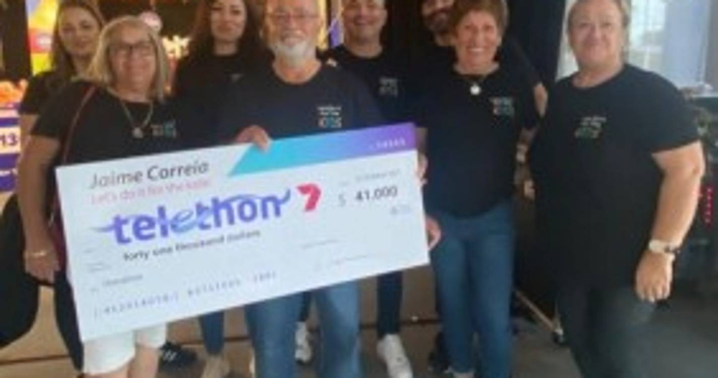 Austrália: Emigrante da Madalena do Mar angaria 25 mil euros para hospital infantil