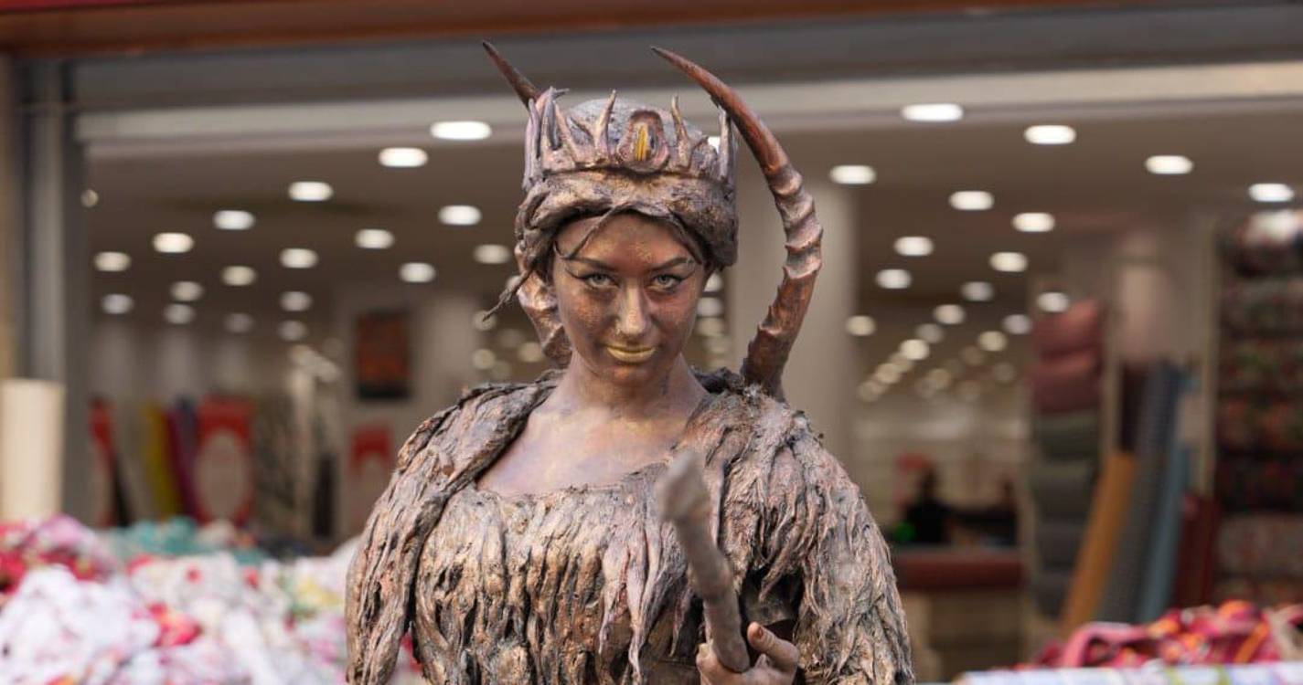 Madeira Street Arts: Estátuas vivas já animam ruas da cidade (com fotos e vídeo)