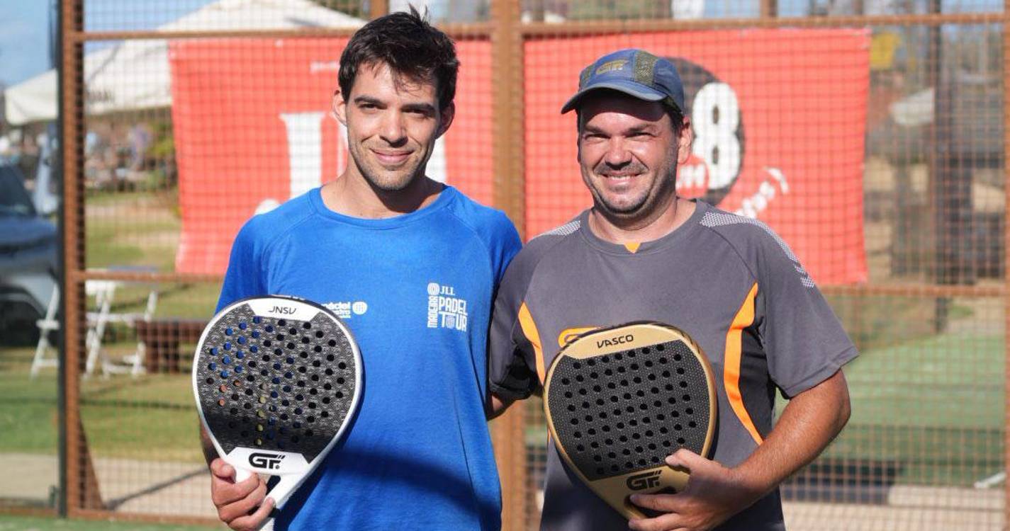 Leonardo Ferreira e João Vasconcelos são os grandes vencedores do Porto Santo Padel Trophy