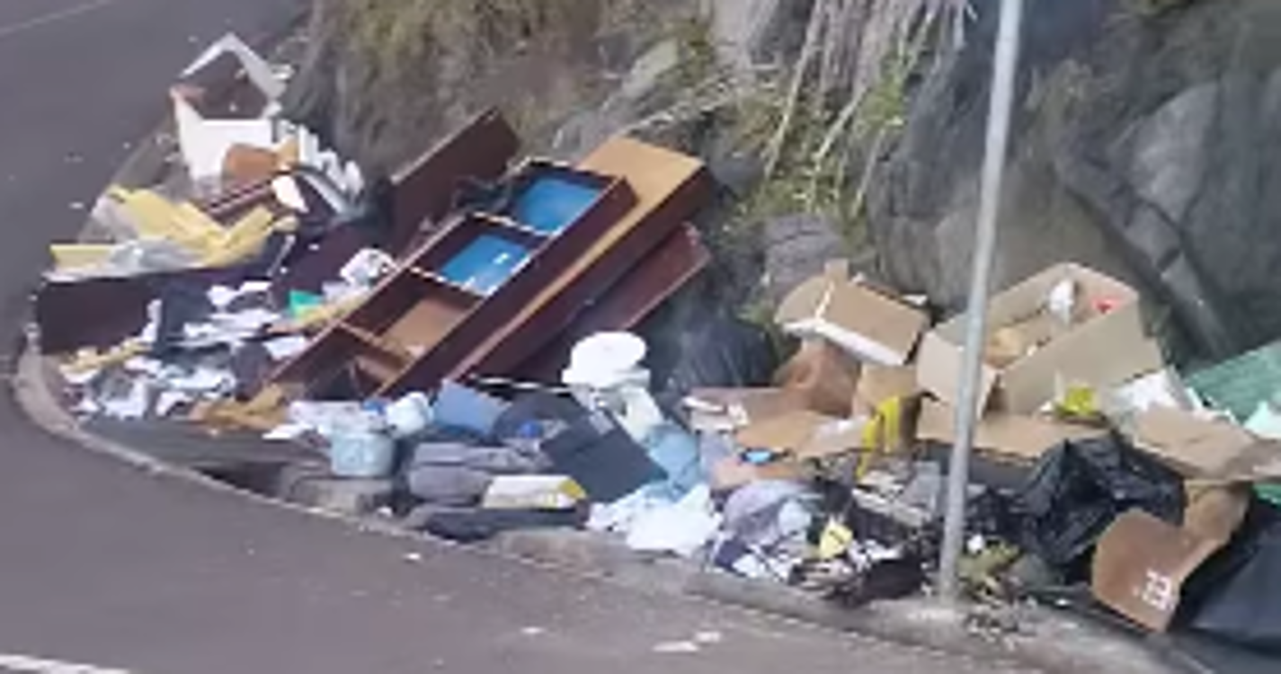 PAN Madeira critica falta de limpeza de lixo no Sítio do Vale (Ribeira Brava)