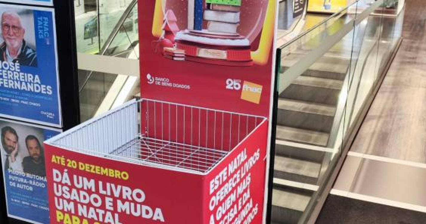 Campanha de recolha de livros na FNAC termina a 20 deste mês
