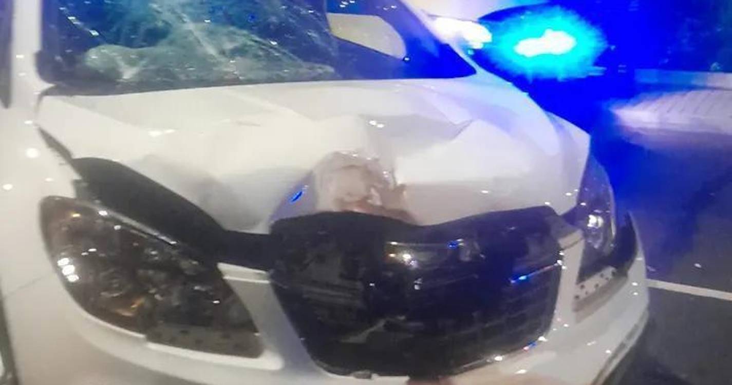 Despiste no Caniço provoca um ferido na Estrada do Aeroporto