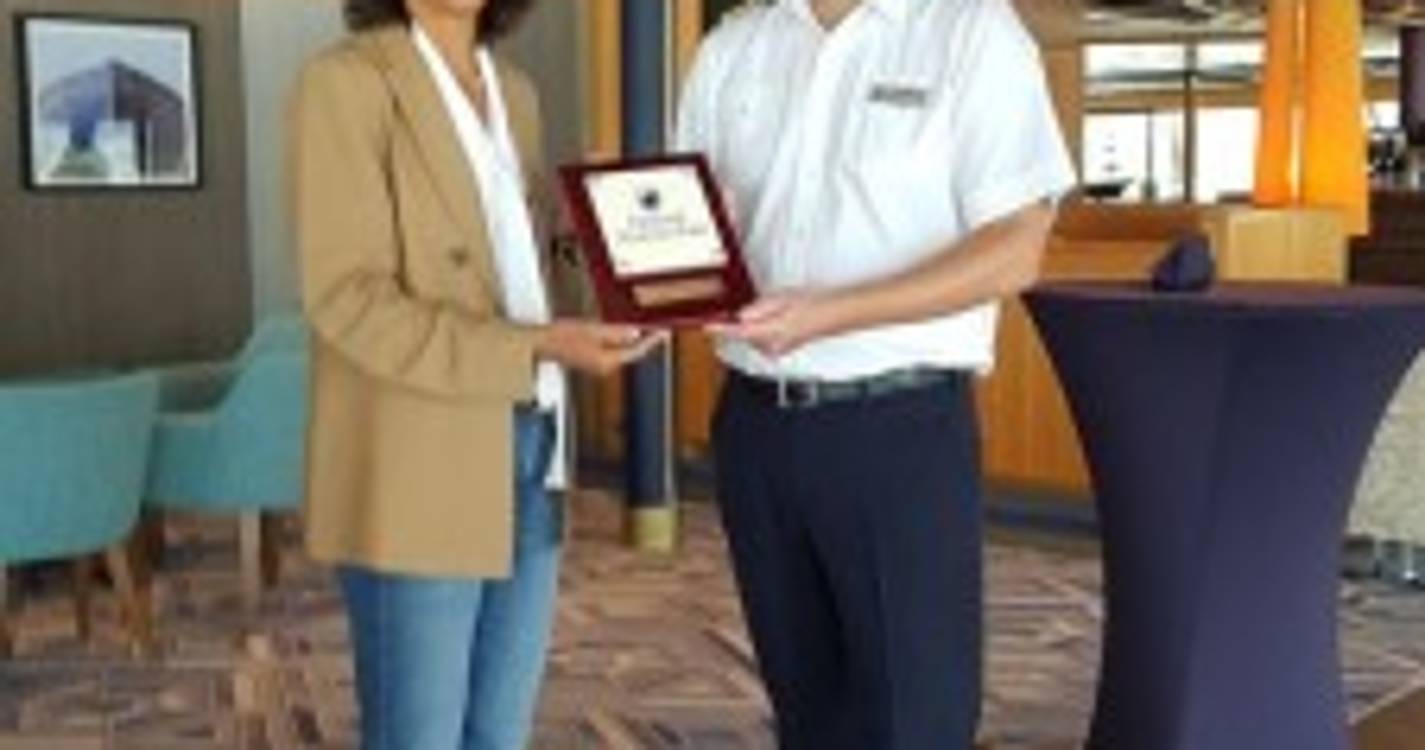 APRAM assinala primeira escala do 'Zandaam' no Funchal