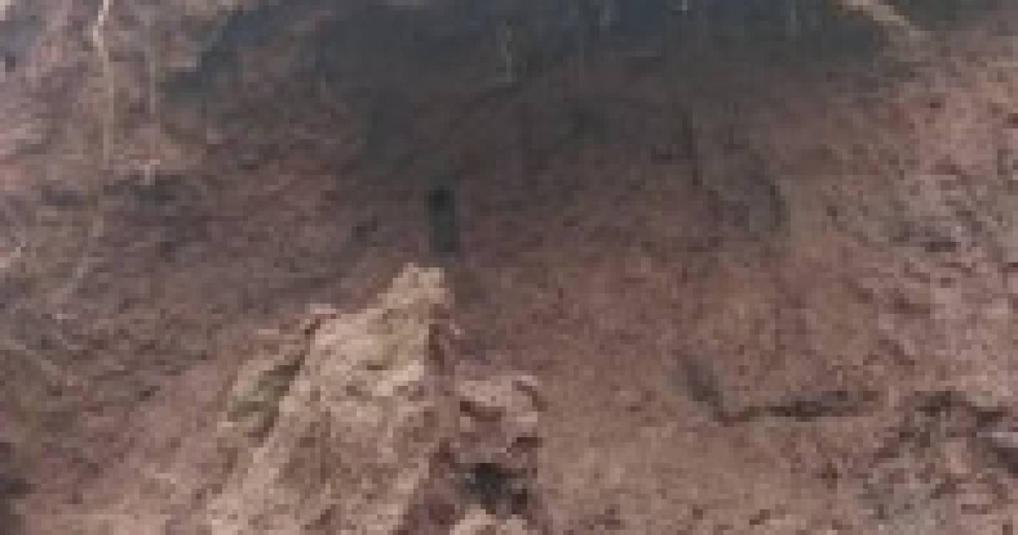 Vereda dos Lavadouros intransitável após deslizamento de terras (com fotos)