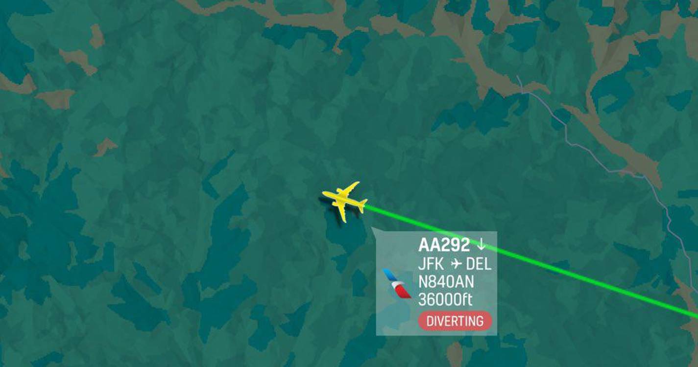 Ameaça de bomba obriga avião que ia para Nova Delia a divergir para Roma