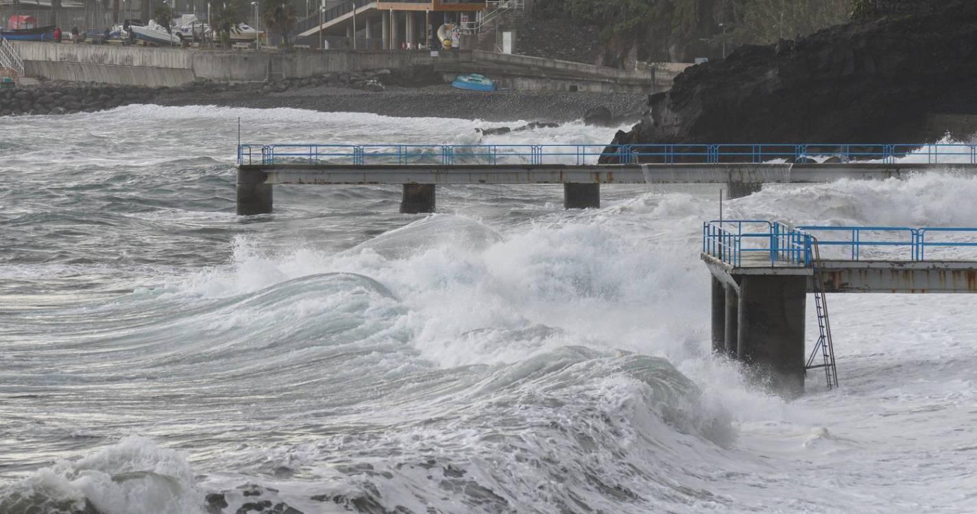 Capitania do Funchal atualiza aviso de agitação marítima forte