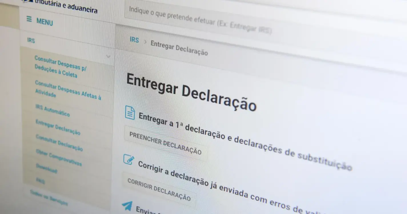 Mais de um milhão de declarações de IRS entregues na primeira semana
