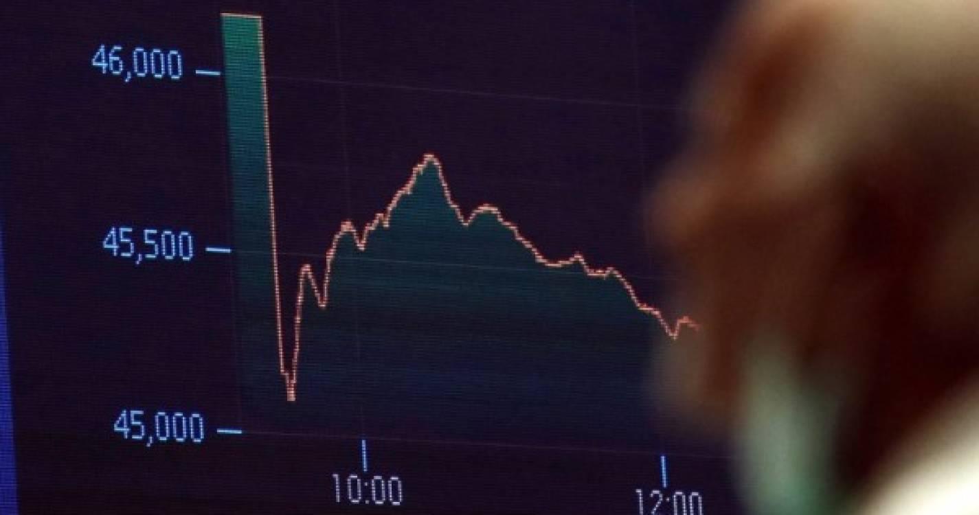 Euribor desce a três e a seis meses e sobe a 12 meses