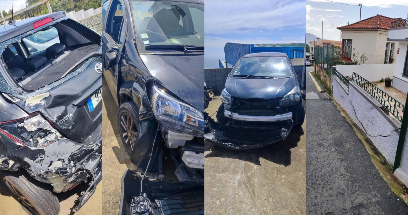 Condutor que abalroou viatura em Santo António já foi identificado